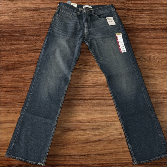 Classic Straight-Leg Denim Jeans for Men - Picture 1 of 5